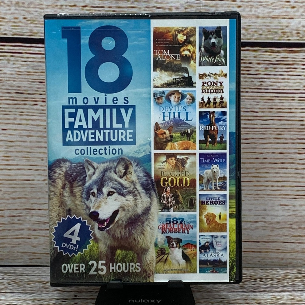 18 Movies Family Adventure Collection 4 Discs DVD Echo Bridge Home Entertainment